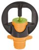 Aquatuff Low Angle 120 LPH 1.5 MM Orange/Green 1/2
