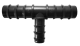 Tee de Inserción Barb 16mm X 20mm X 20mm