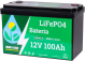 Bateria de Litio LIFEPO4 12V X 100A 1200W