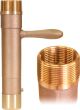 Llave de Quick Coupling Bronce 1.5