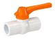 Valv de Bola PVC Pesada Blanco 3/4